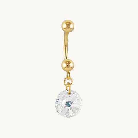Buy QWALIT Clip on Belly Button Rings Fake Belly Rings Non Piercing Fake Belly  Button Piercing Fake Belly Ring Dangle at Amazon.in